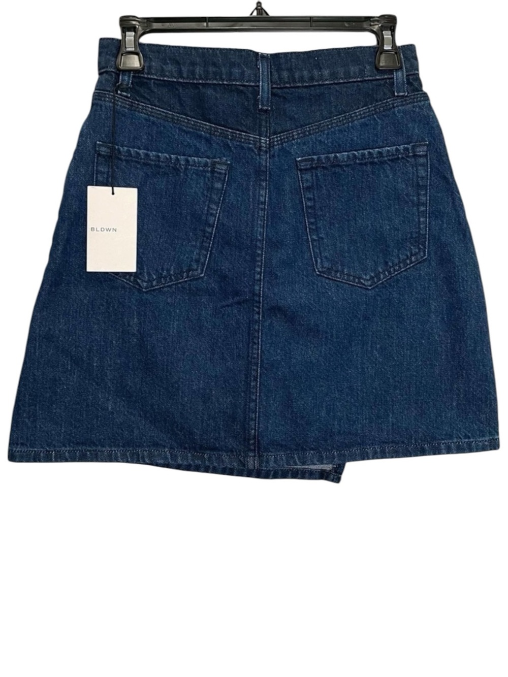 Baldwin Andie Asymmetrical Hem Denim Skirt - Picture 5 of 9